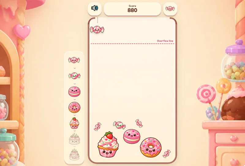 Candy Merge Game