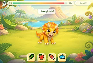 Feed the Baby Dinosaurs