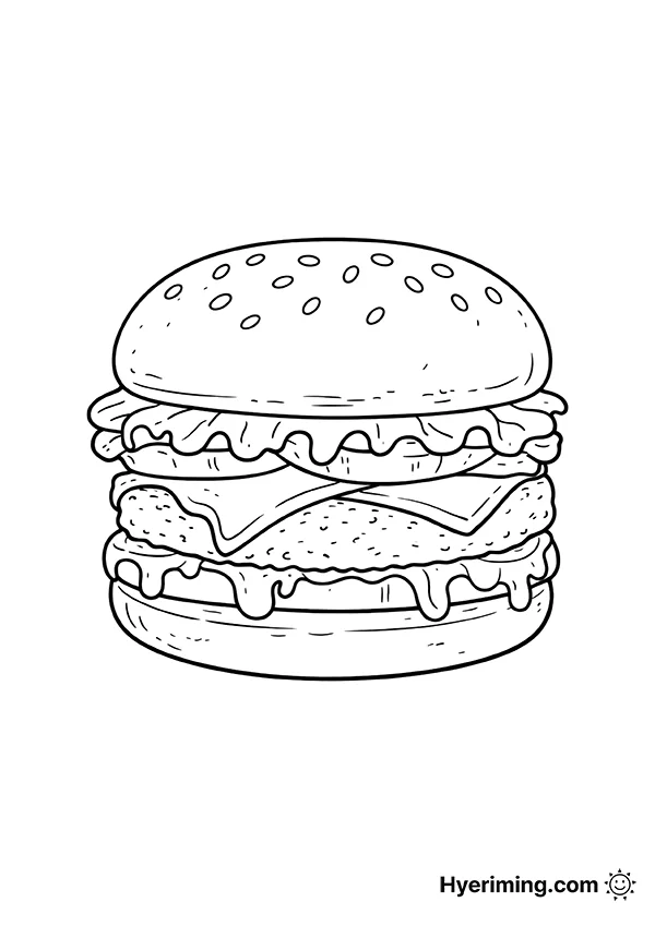 Hamburger Coloring