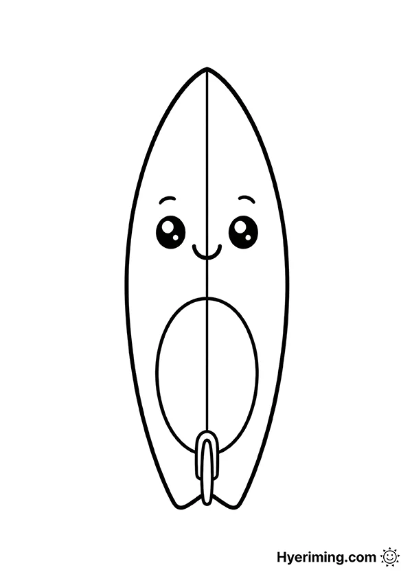 바로 쓰는 무료 도안 🏄 서핑보드 색칠공부 여름 활동지