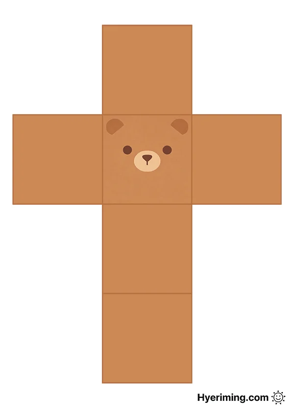 Square Bear Paper Squishy