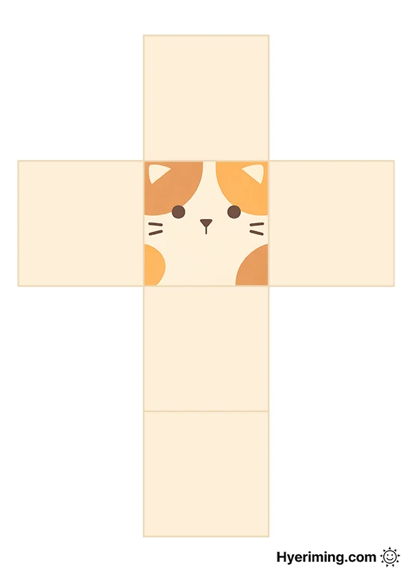 Square Cat Paper Squishy